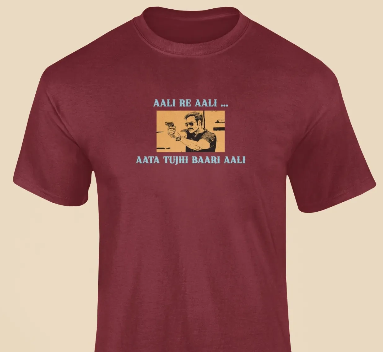 Aali re aali...aata tujhi baari aali Oversized T-Shirt