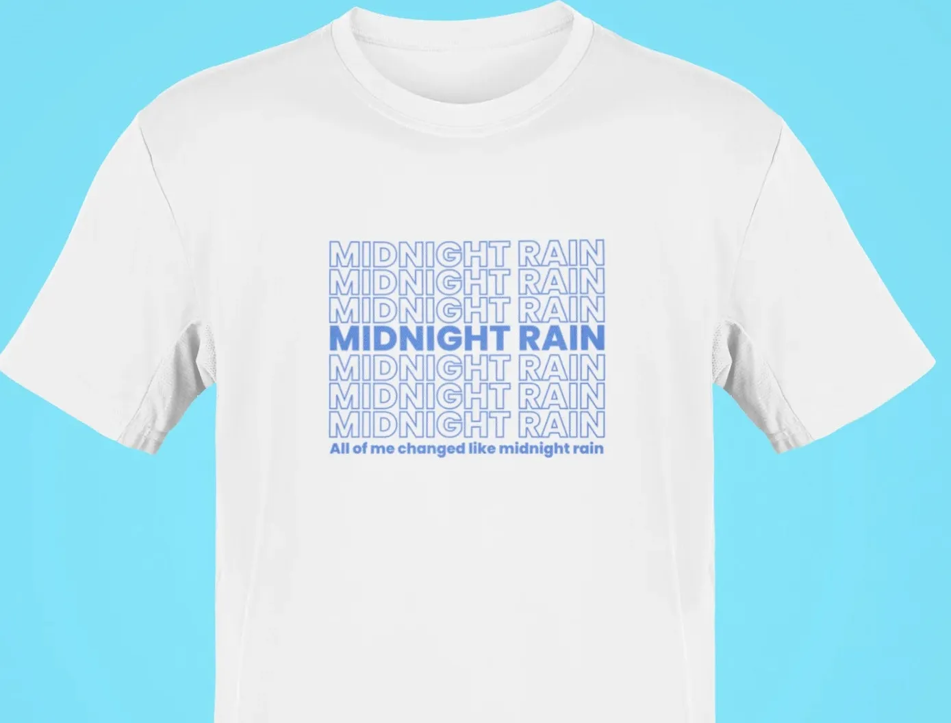 All of me changed like midnight rain Oversized T-Shirt