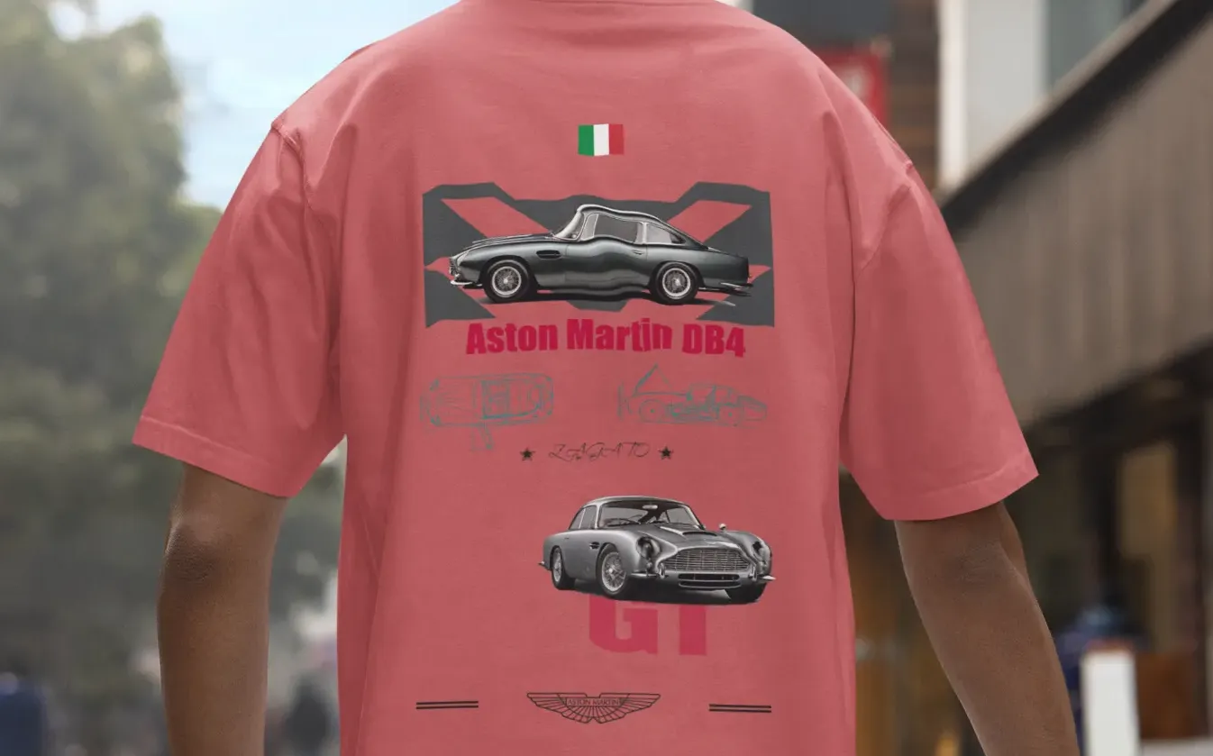 Aston Martin DB4 Zagato Oversized T-Shirt
