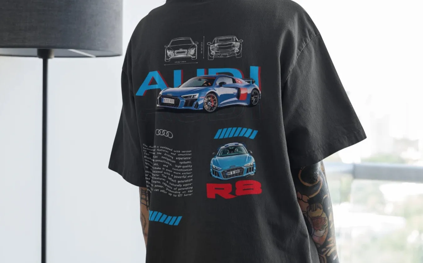 Audi R8 Oversized T-Shirt