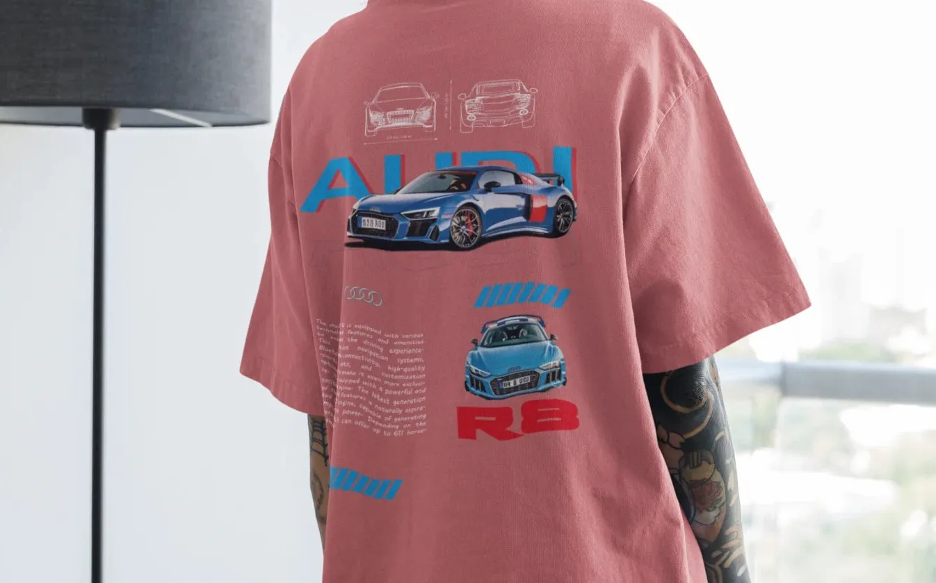 Audi R8 Oversized T-Shirt