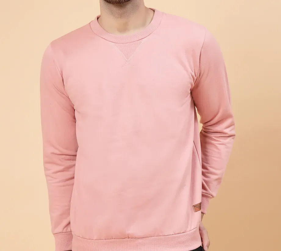 Beachscape Fleece Peach Sweatshirt