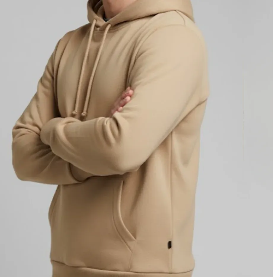Beige Fleece Regular Fit Sweatshirt