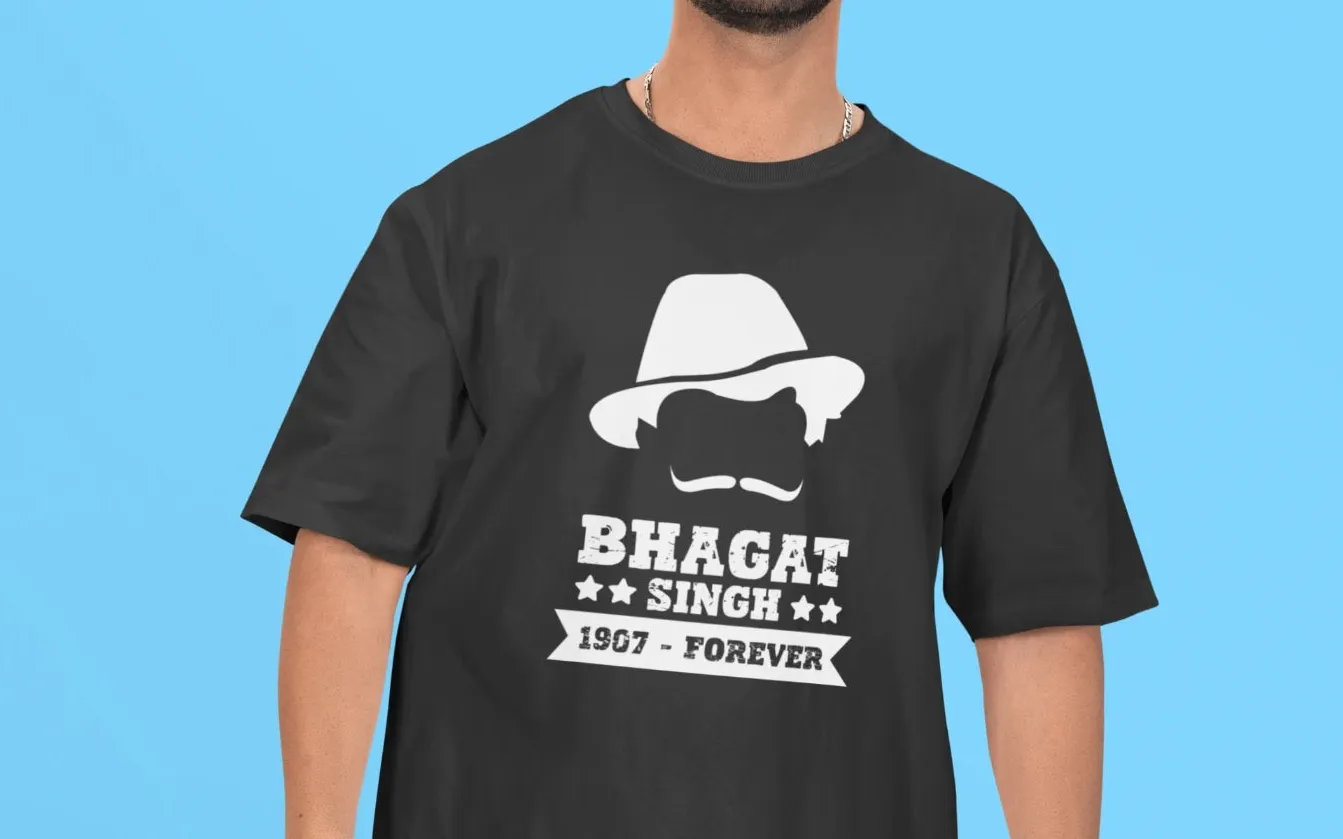 Bhagat Singh 1907-Forever Oversized T-Shirt