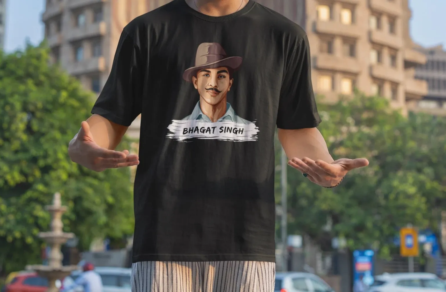 Bhagat Singh Oversized T-shirt
