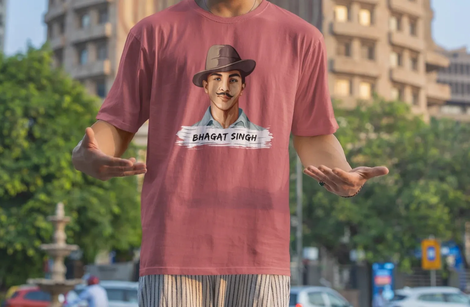 Bhagat Singh Oversized T-shirt