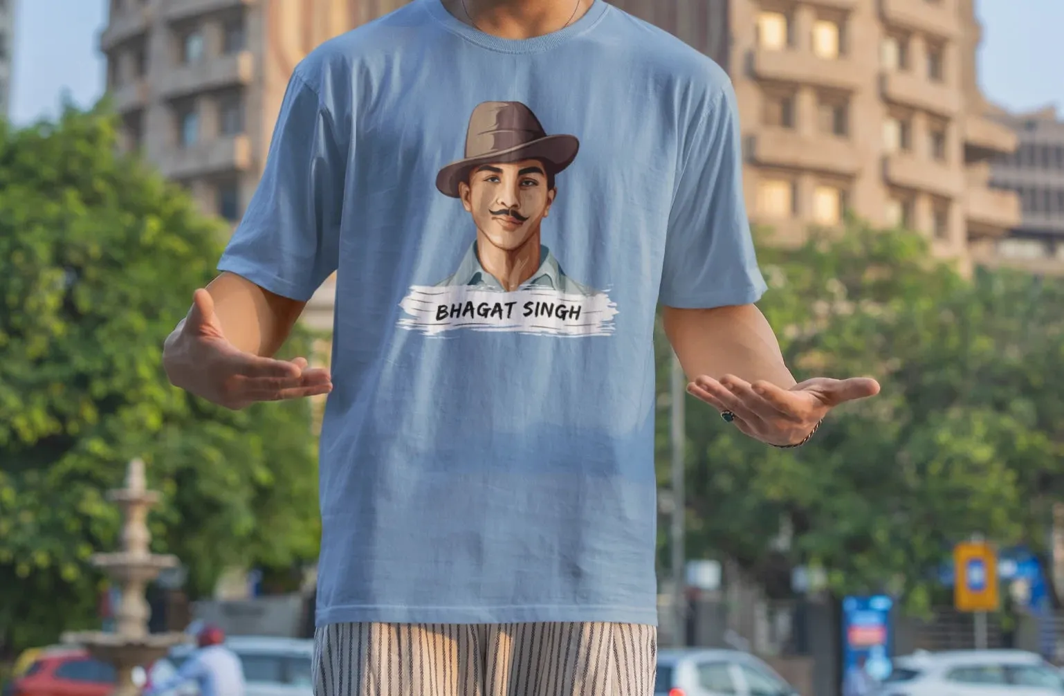 Bhagat Singh Oversized T-shirt