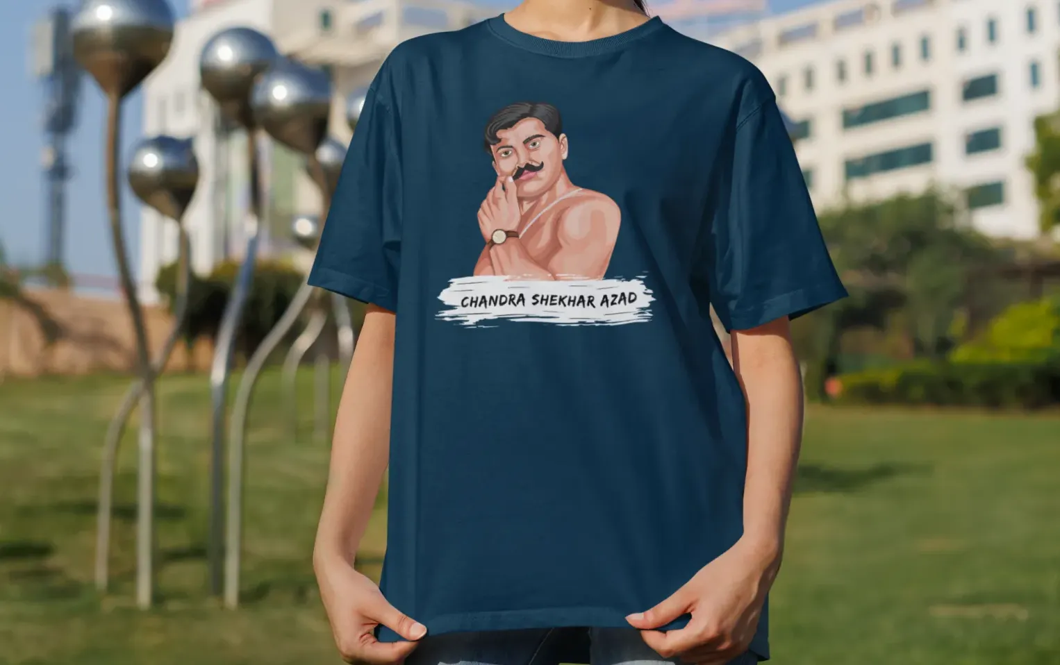 Chandra Shekhar Azad Oversized T-Shirt