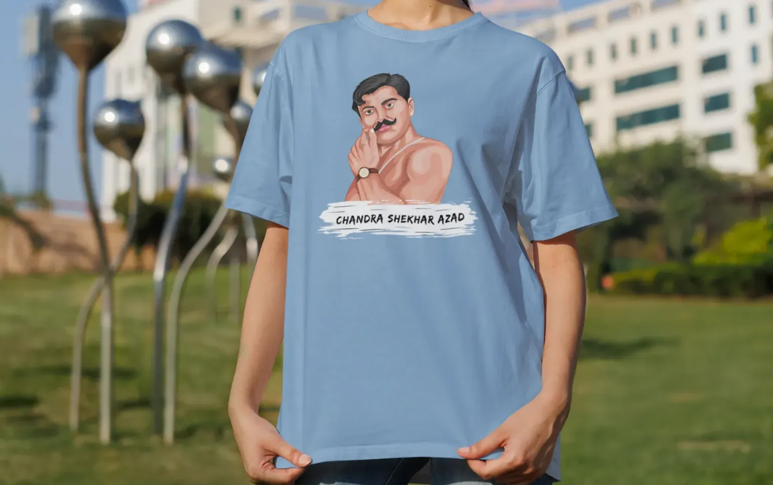 Chandra Shekhar Azad Oversized T-Shirt