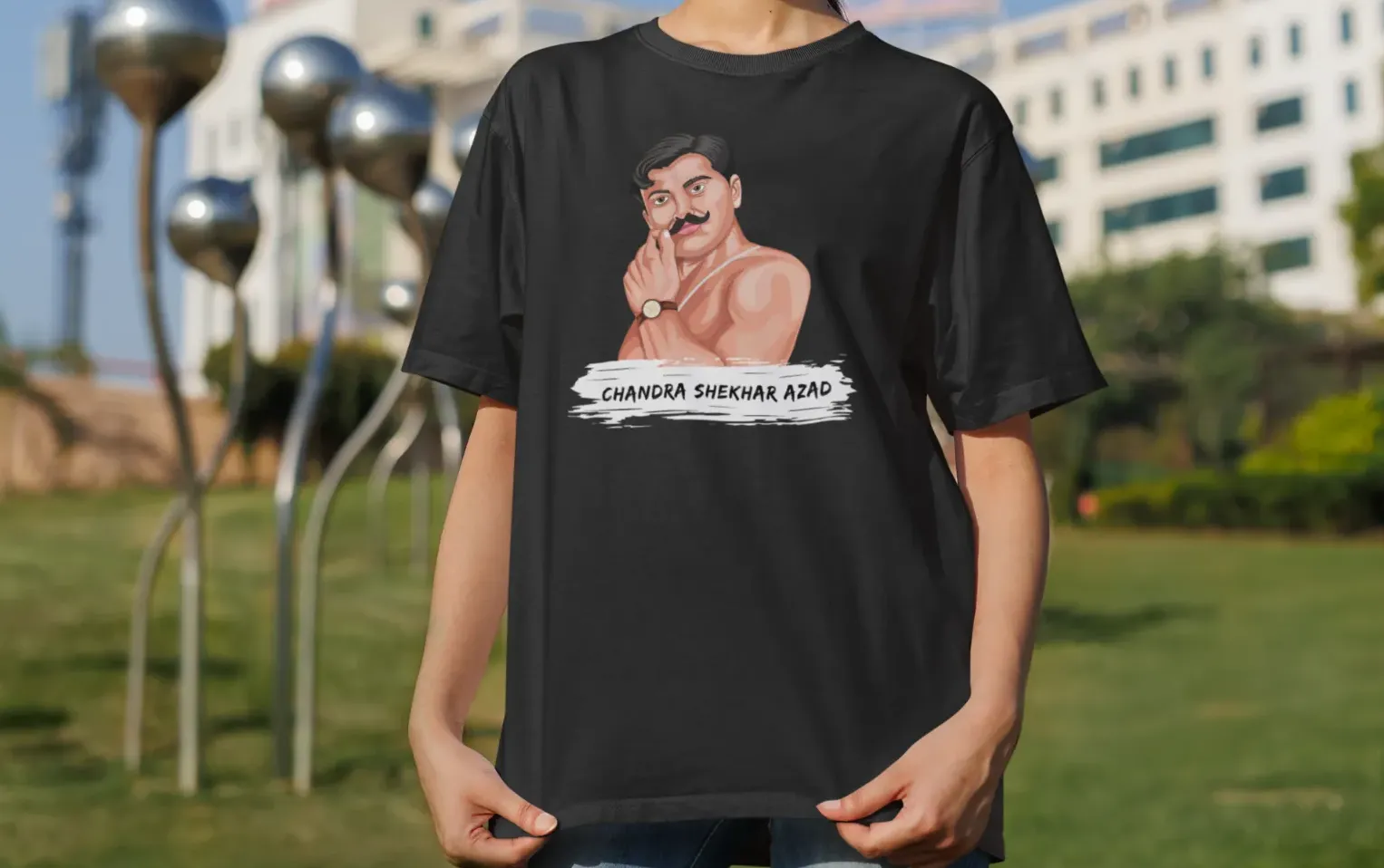 Chandra Shekhar Azad Oversized T-Shirt