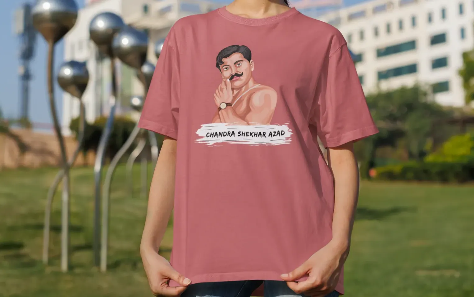 Chandra Shekhar Azad Oversized T-Shirt