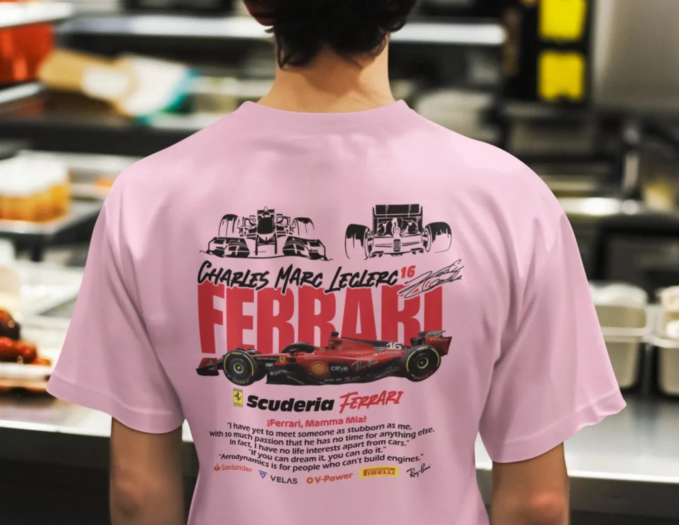 Charles Leclerc Ferrari T-Shirt
