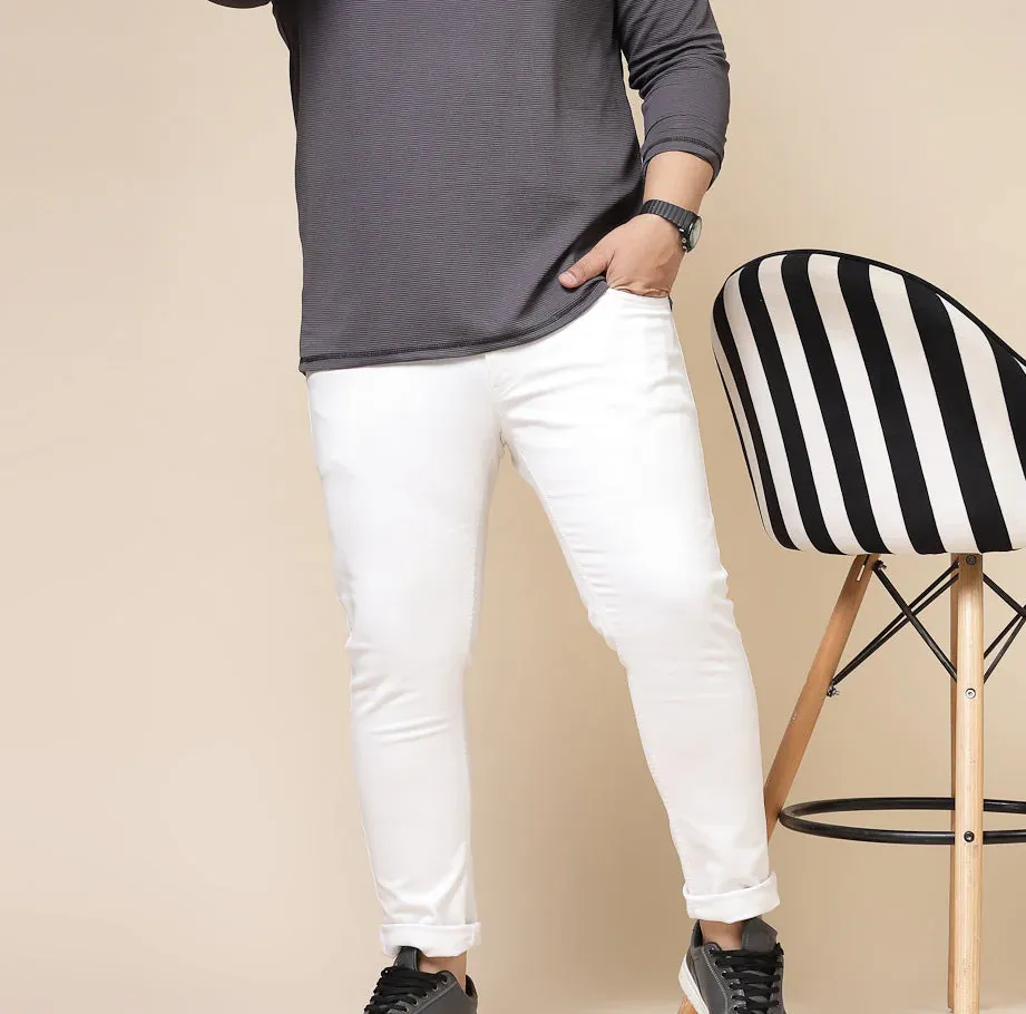 Contrast Stitch Corduroy Charcoal T-Shirt