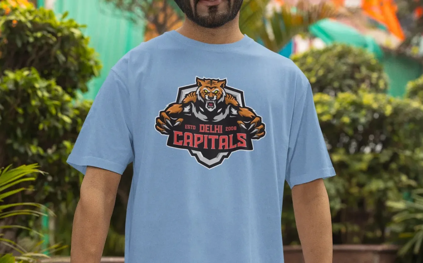 Delhi Capitals EST 2008 Oversized T-Shirt