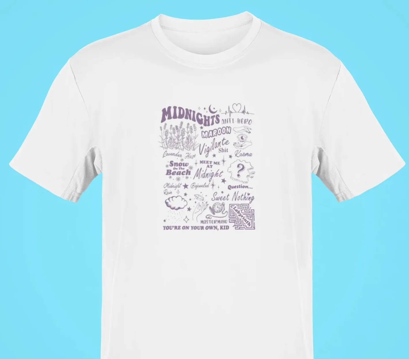 Draw the cat eye sharp enough to kill a man Oversized T-Shirt