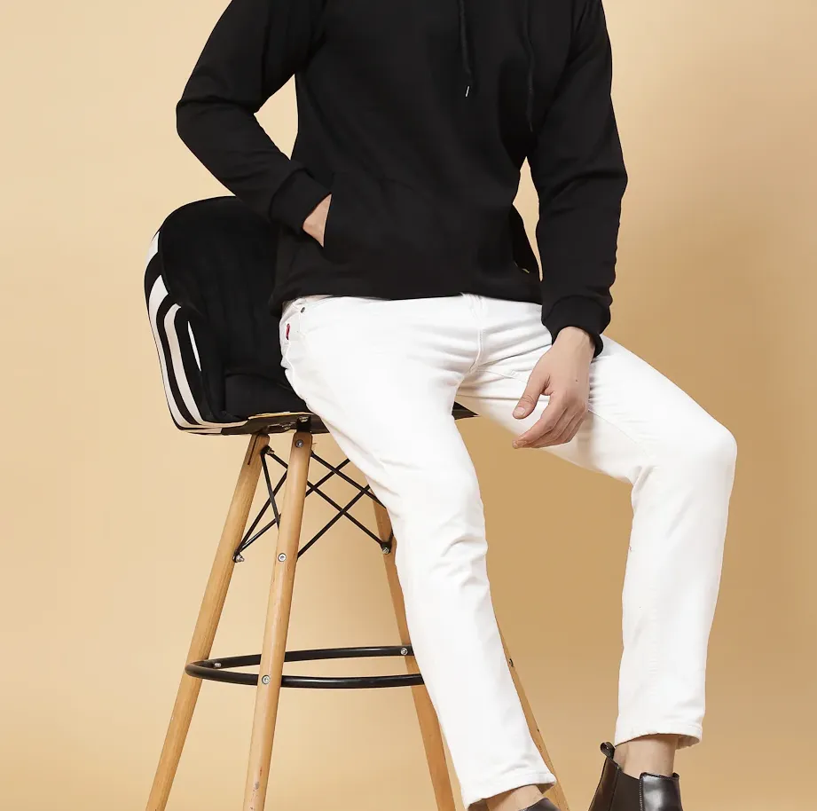 Everyday Fleece Oversized Black Sweatshirt