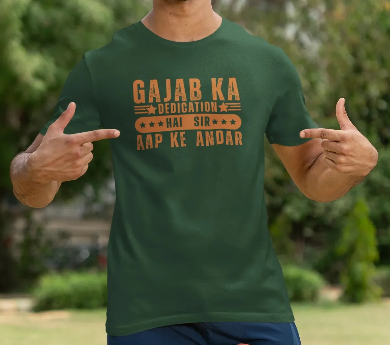 Gajab ka dedication hai sir aap ke andar T-Shirt