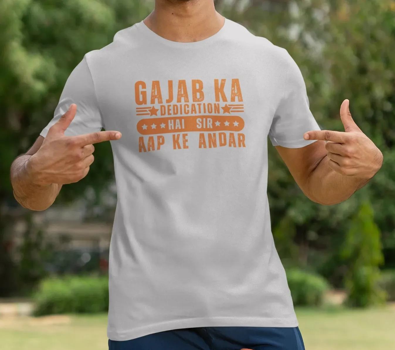Gajab ka dedication hai sir aap ke andar T-Shirt