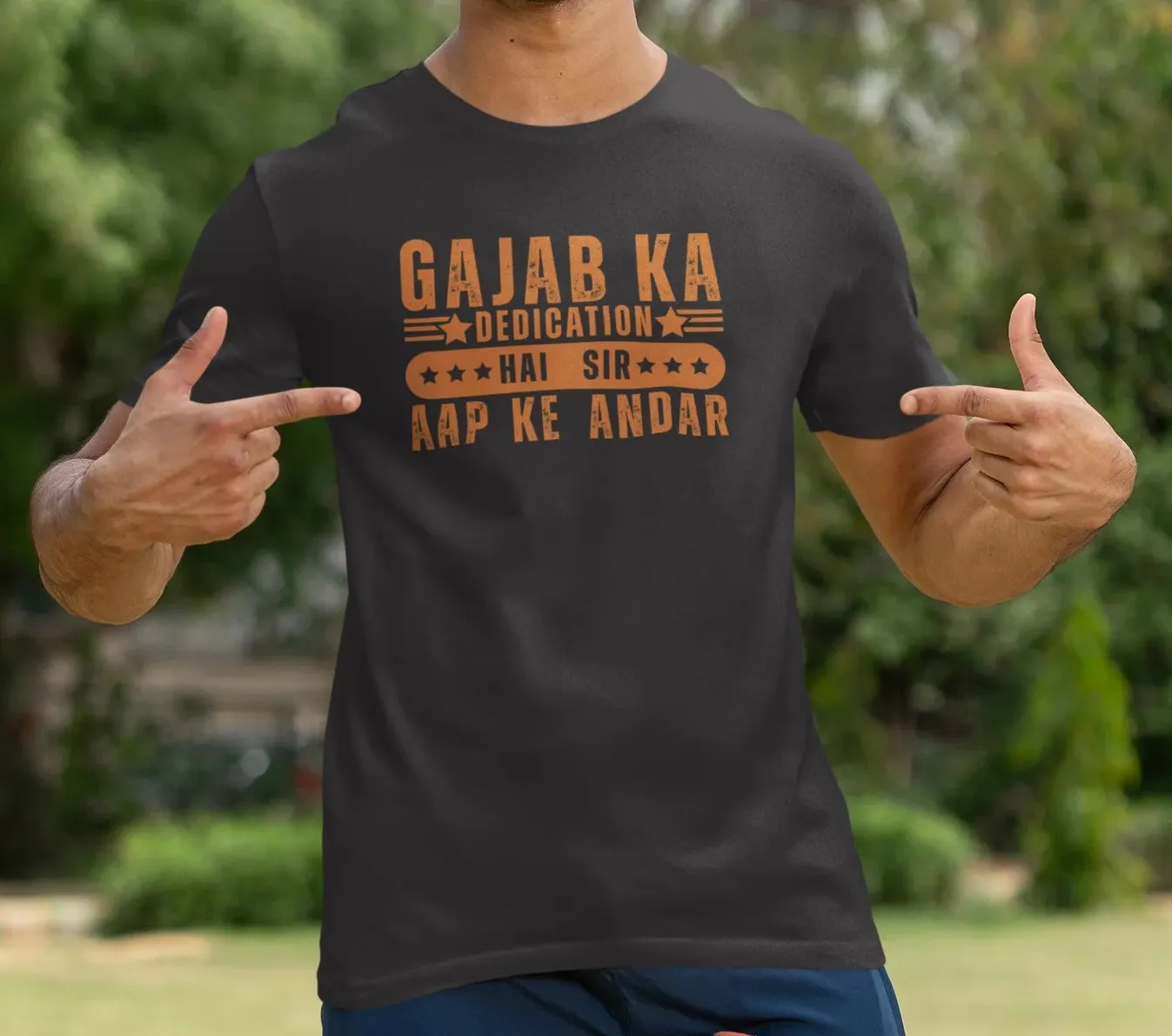 Gajab ka dedication hai sir aap ke andar T-Shirt