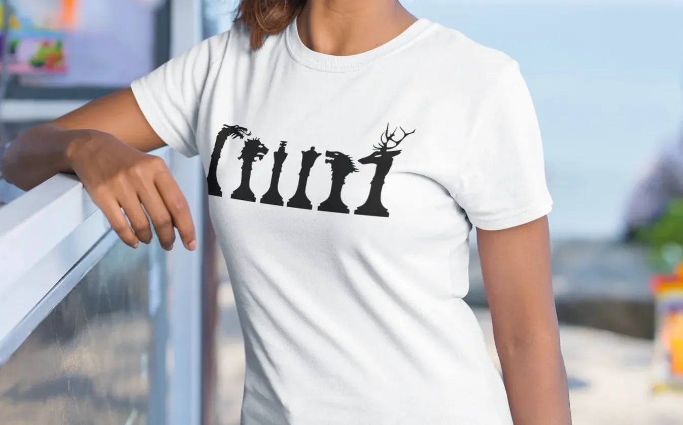 Game of Thrones Chess Houses T-Shirt