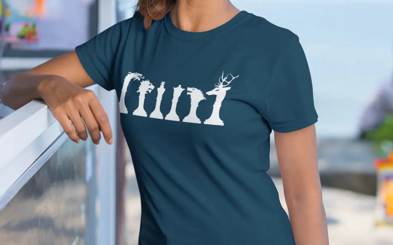 Game of Thrones Chess Houses T-Shirt