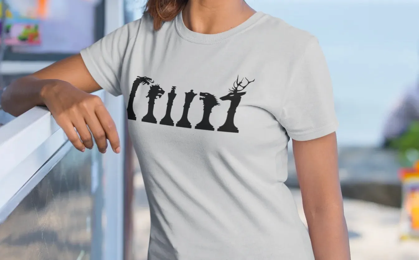 Game of Thrones Chess Houses T-Shirt