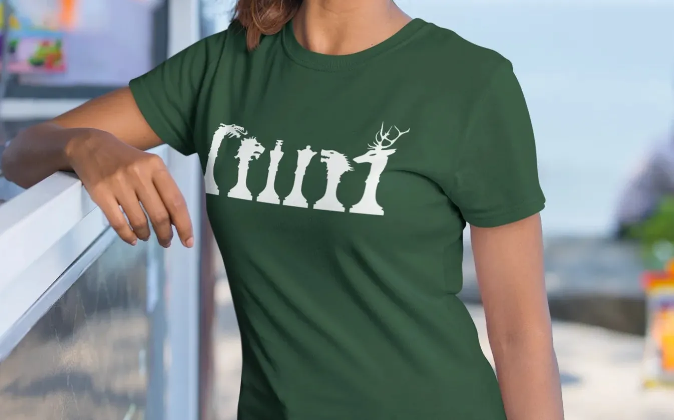 Game of Thrones Chess Houses T-Shirt