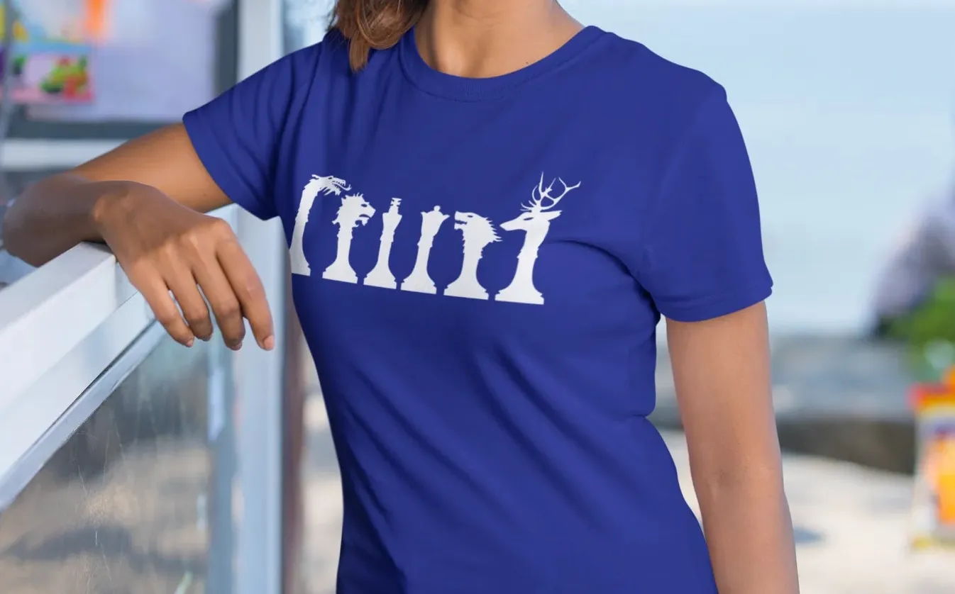 Game of Thrones Chess Houses T-Shirt