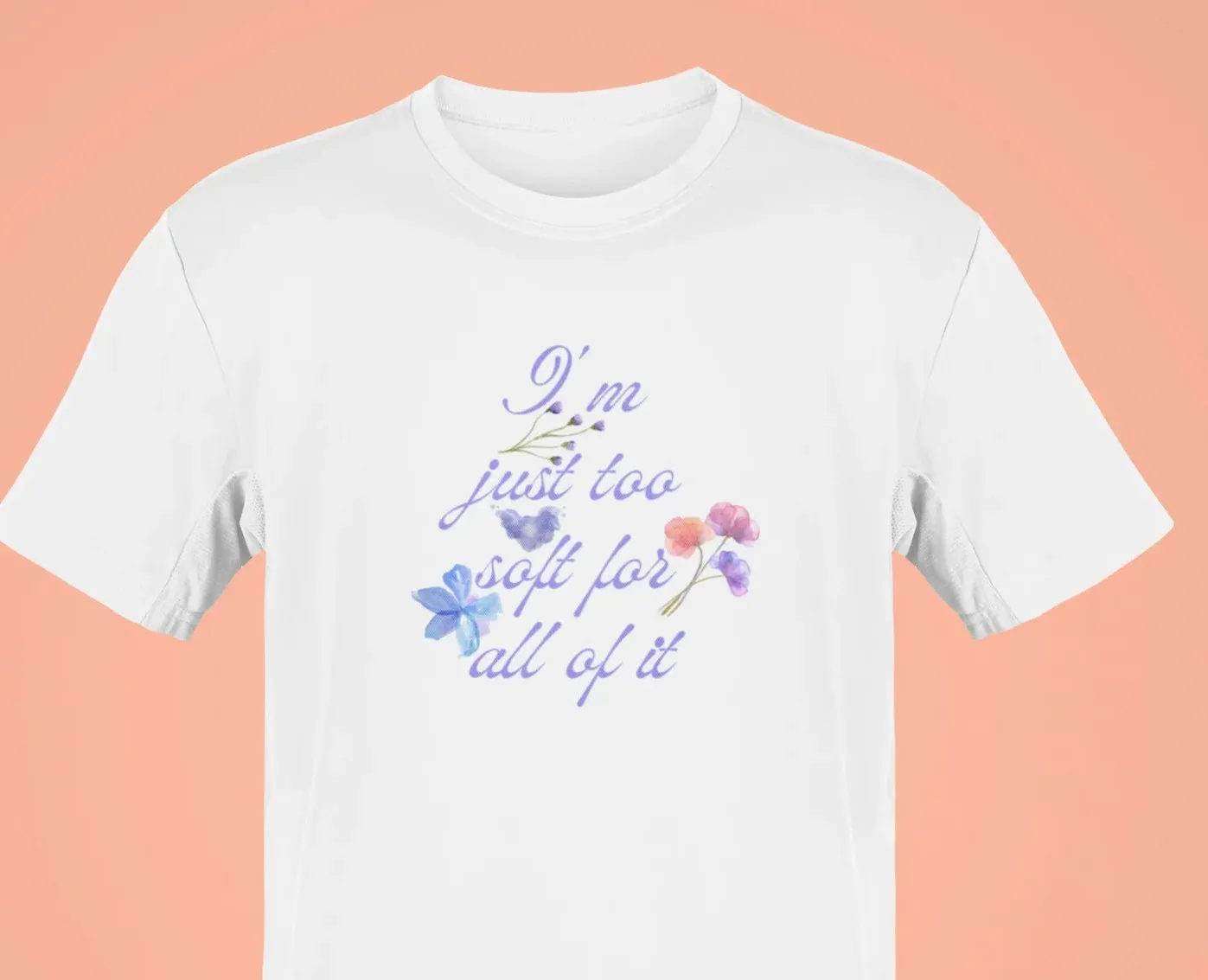 I'm just too soft for all of it Oversized T-Shirt