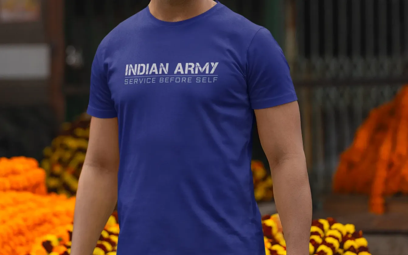 Indian Army - Service before self T-Shirt