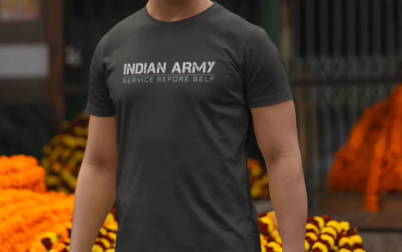 Indian Army - Service before self T-Shirt
