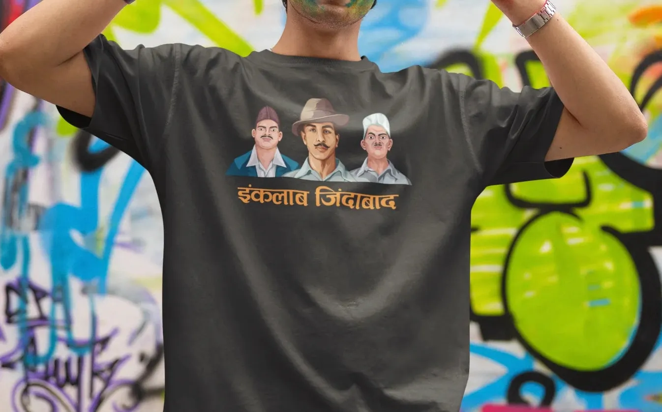 Inquilab Zindabad Oversized T-Shirt
