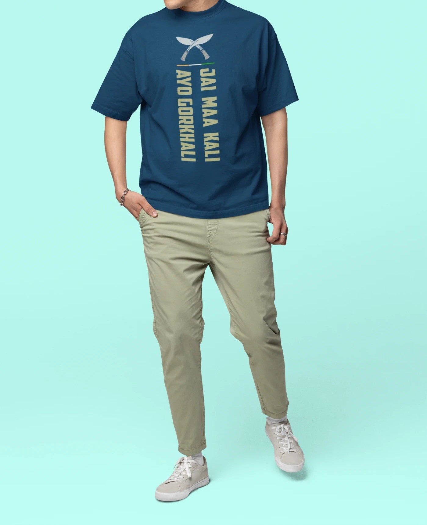 Jai Maa Kali, Ayo Gorkhali Oversized T-Shirt