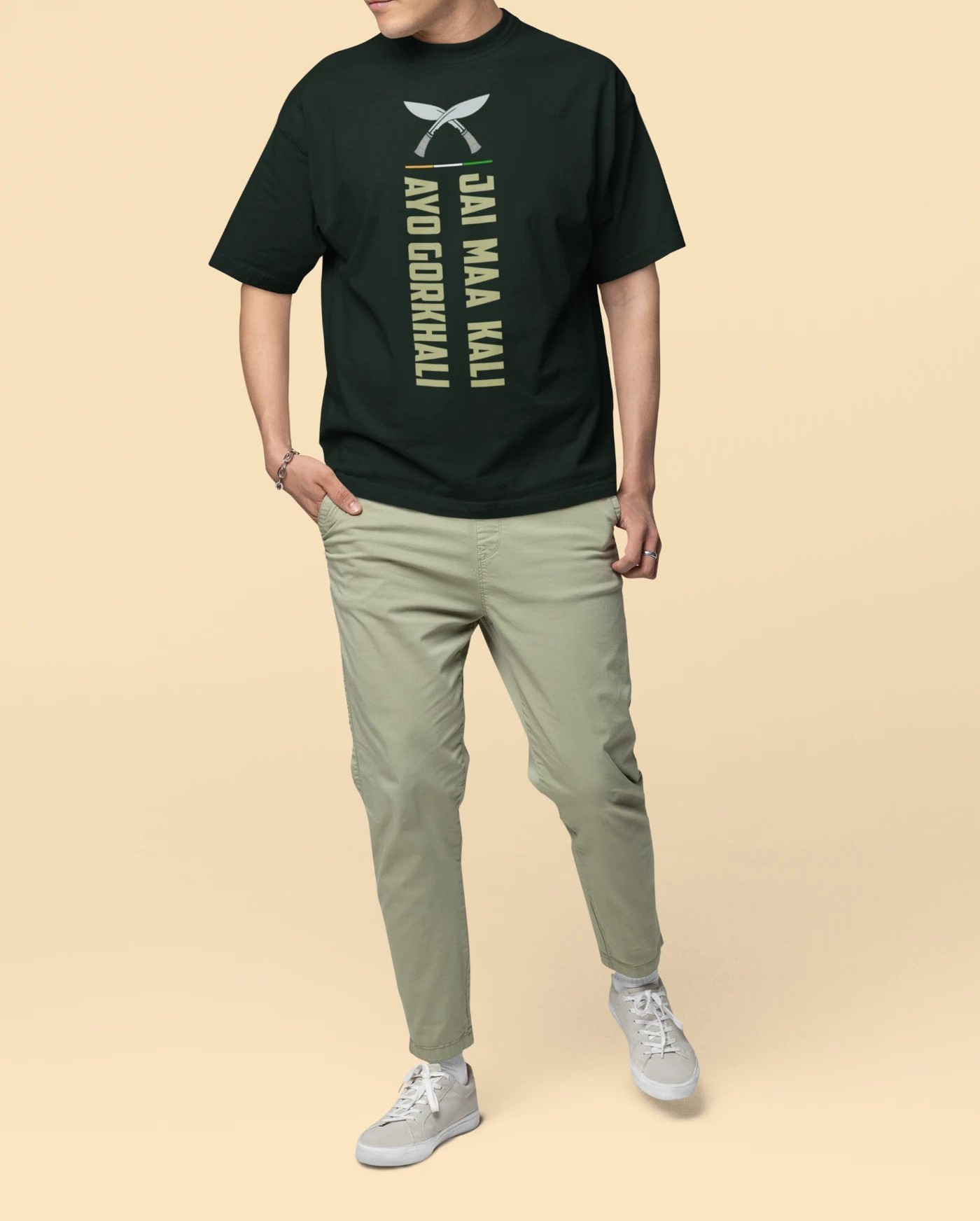 Jai Maa Kali, Ayo Gorkhali Oversized T-Shirt