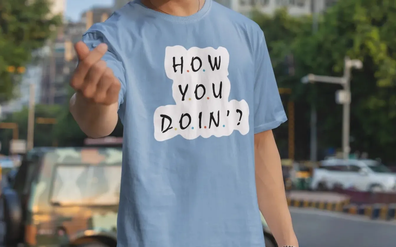 Joey - How you doin Oversized T-Shirt