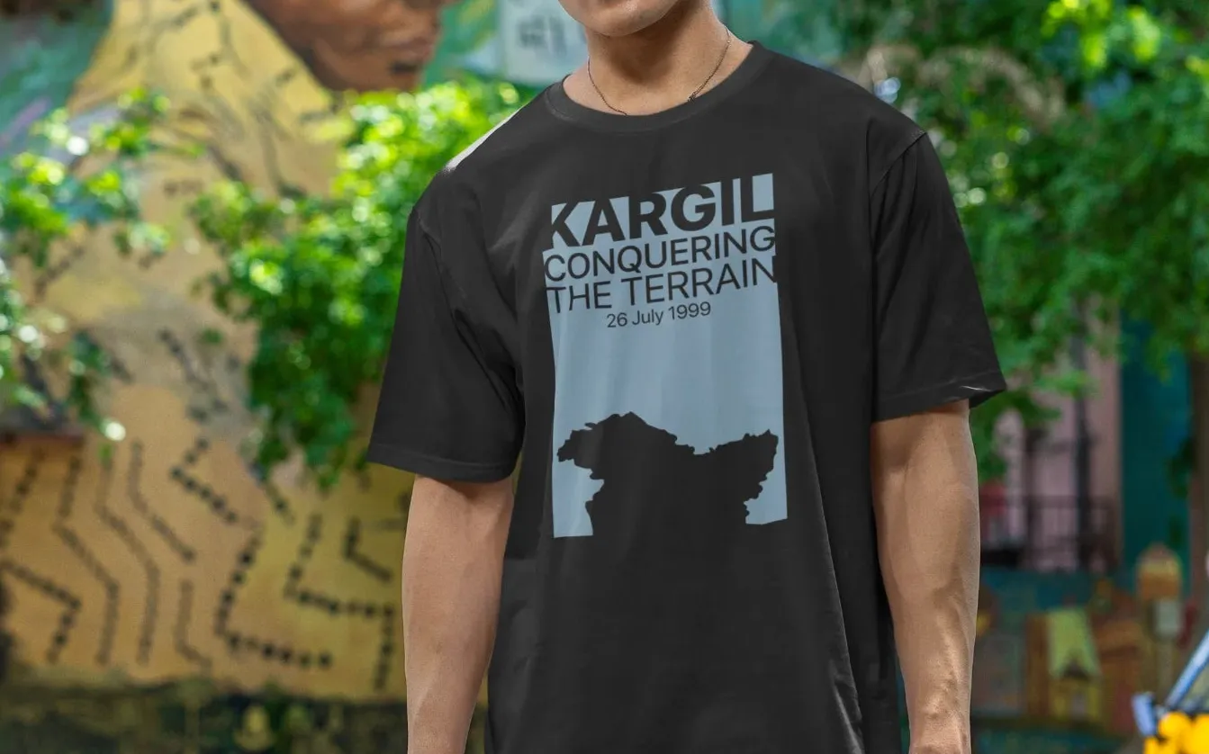 Kargil Conquering the terrain Oversized T-Shirt