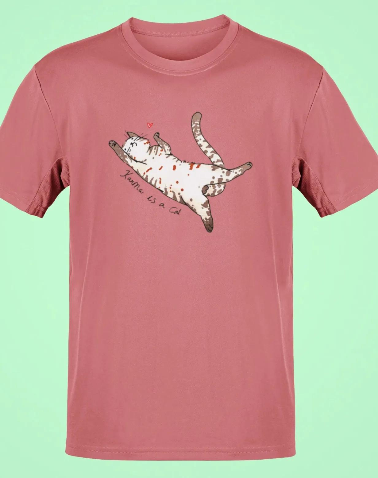 Karma is a cat Oversized T-Shirt