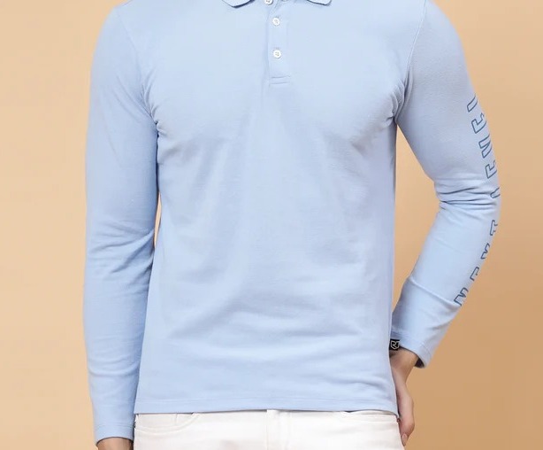 Level Up Polo Light Blue T-shirt