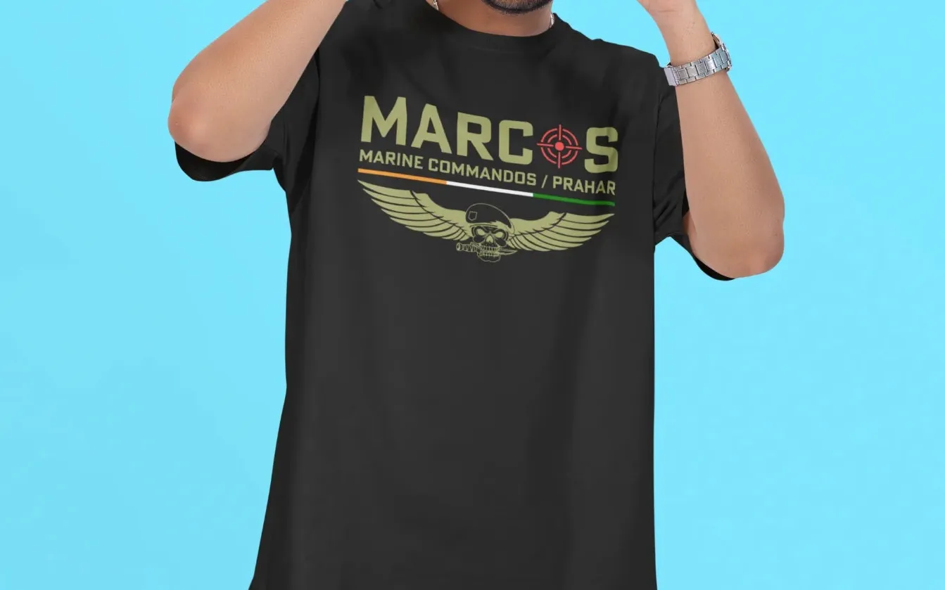 MARCOS Marine Commandos Oversized T-Shirt