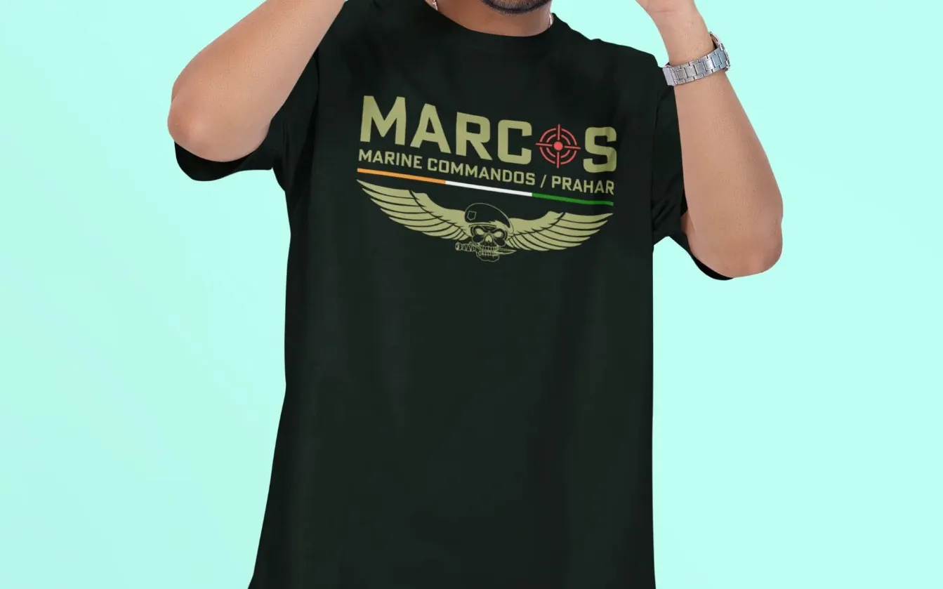 MARCOS Marine Commandos Oversized T-Shirt