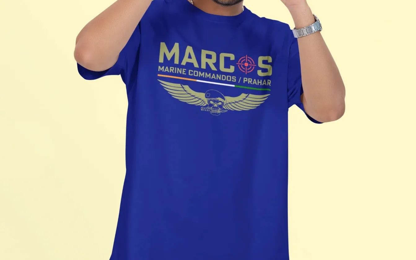 MARCOS Marine Commandos Oversized T-Shirt