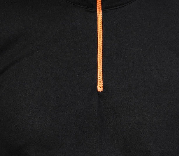 Men's Relaxed Terry Polo Jet Black T-Shirt