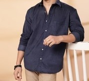 Men’s Relaxed Fit Corduroy Shirt