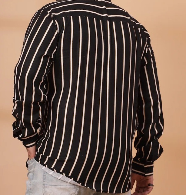 Mens Chinese Collar Linen Shirt