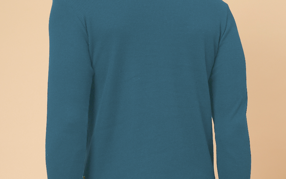 Mens Light Purple Waffle  T-Shirt