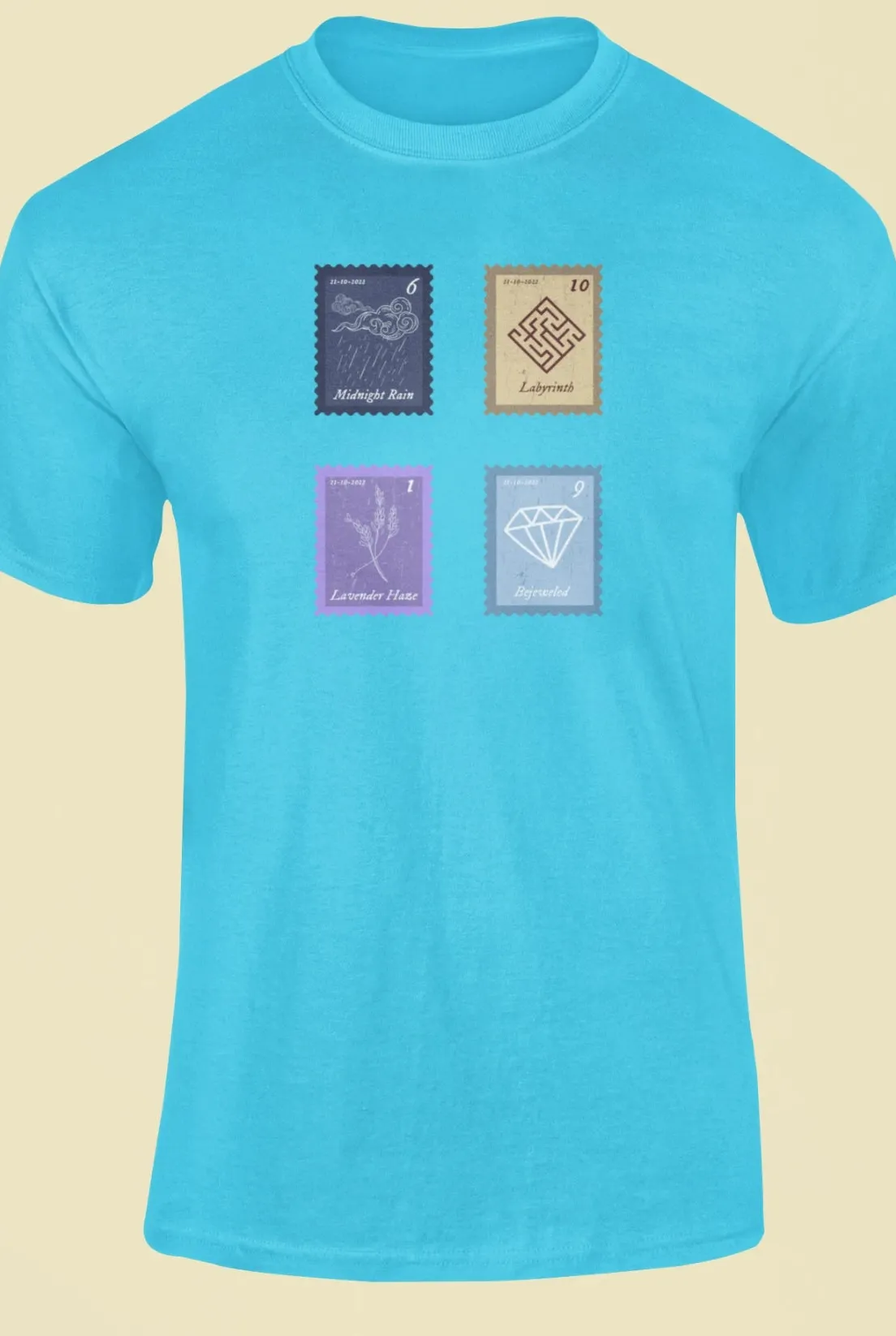 Midnights Song Stamps Midnight Rain T-Shirt