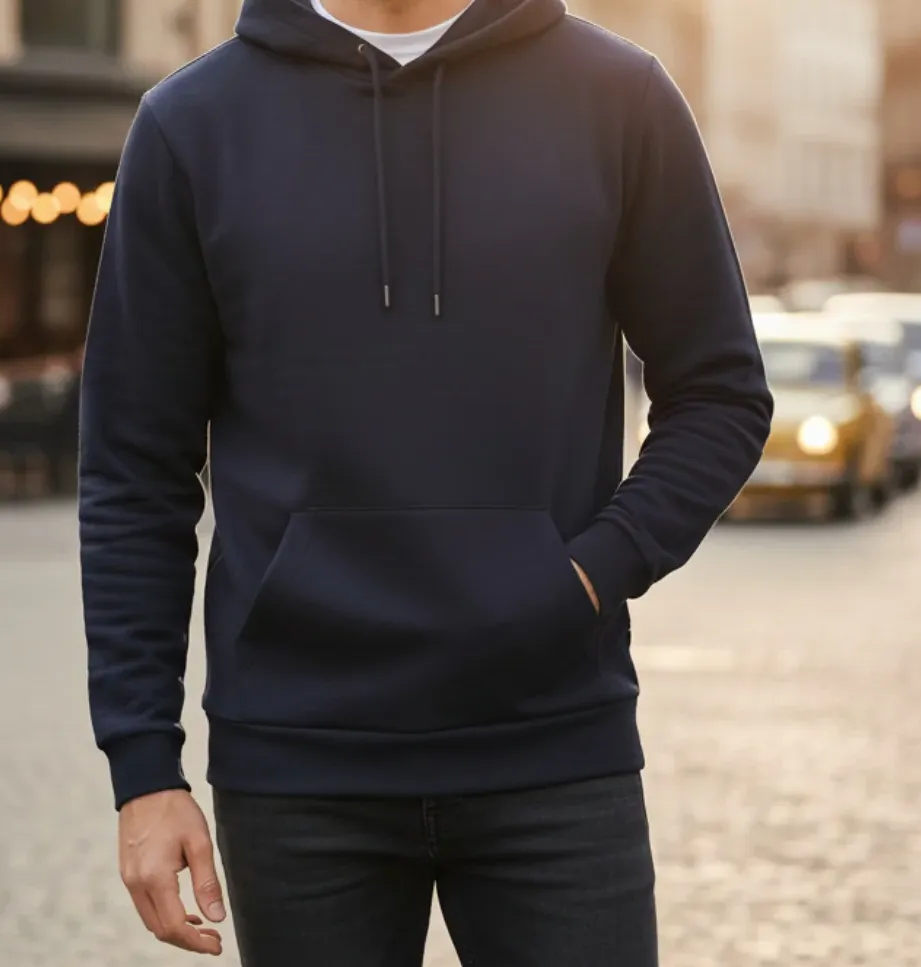 Navy Fleece Regular Fit Sweatshirt