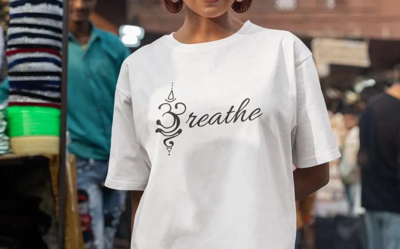 Om Breathe Oversized T-Shirt