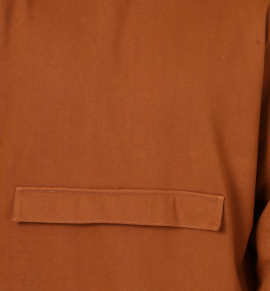 Oversized Hoodie with Bold Print Light Brown Sweatshirt
