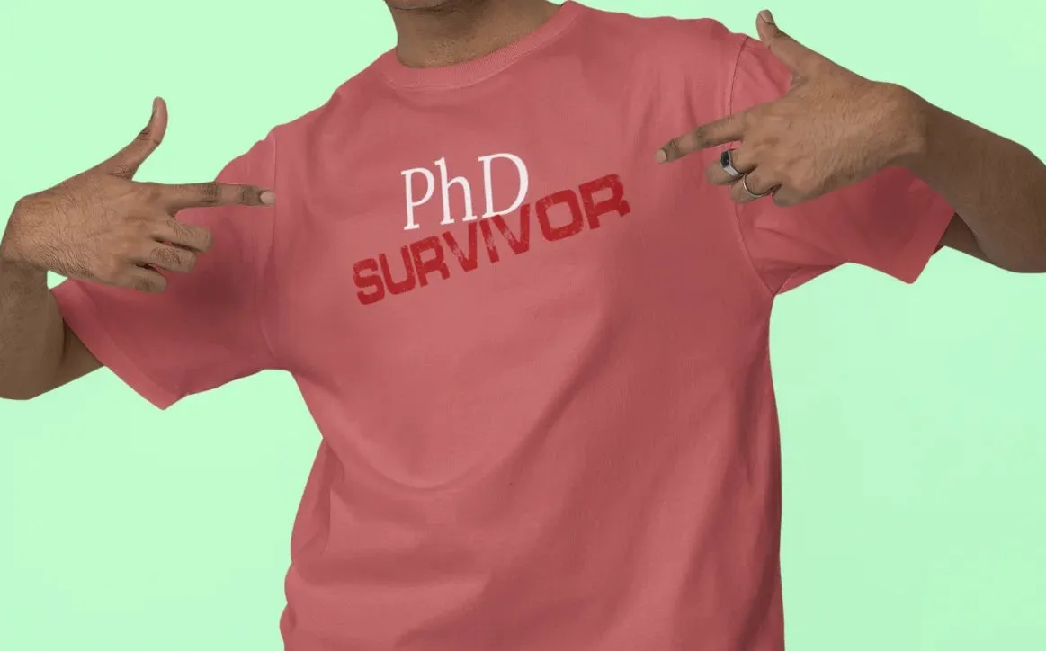 PhD Survivor Oversized T-Shirt